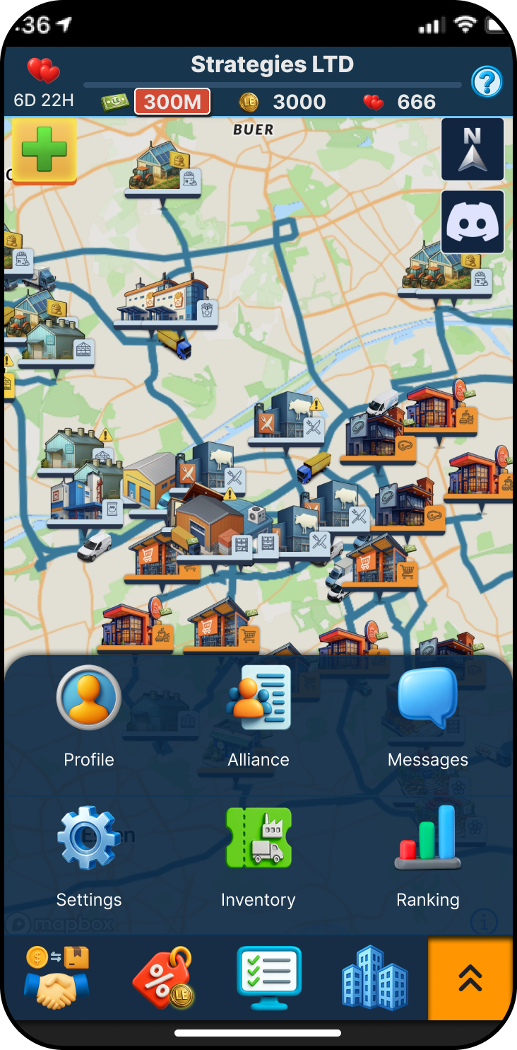 Navigation bar redesign with expanded icons